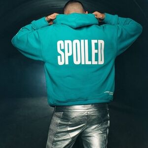 Spoiled Child X Jeremy Scott Limited  Edition Explorer Teal Astronaut Hoodie S